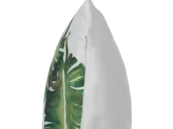 Set di 2 cuscini DIANELLA 45 x 45 cm Verde scuro Trama di piante