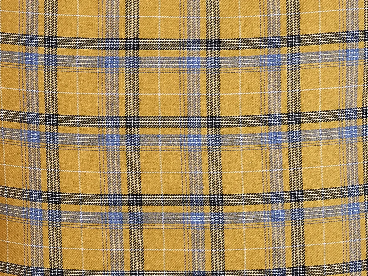 Set di 2 cuscini DICENTRA 45 x 45 cm Giallo Trama a scacchi