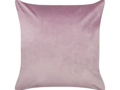 Set di 2 cuscini ECHINACEA Velluto 45 x 45 cm Viola