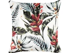 Set di 2 cuscini EDELWEISS Velluto 45 x 45 cm Multicolore Trama di piante
