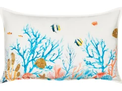 Set di 2 cuscini EELGRASS Cotone 30 x 50 cm Multicolore Trama animale