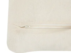 Set di 2 cuscini ESENKOY Cotone 50 x 50 cm Beige chiaro Trama geometrica