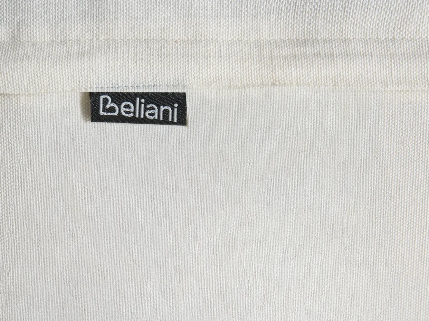 Set di 2 cuscini FERNA Cotone 45 x 45 cm Bianco/Beige Trama floreale