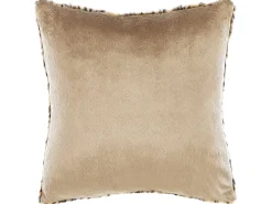 Set di 2 cuscini FOXTAIL Finta pelliccia 45 x 45 cm Marrone Trama animale