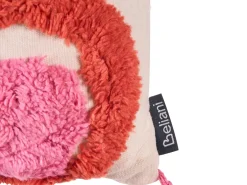 Set di 2 cuscini FRAKSINUS Cotone 30 x 50 cm Rosa Trama geometrica
