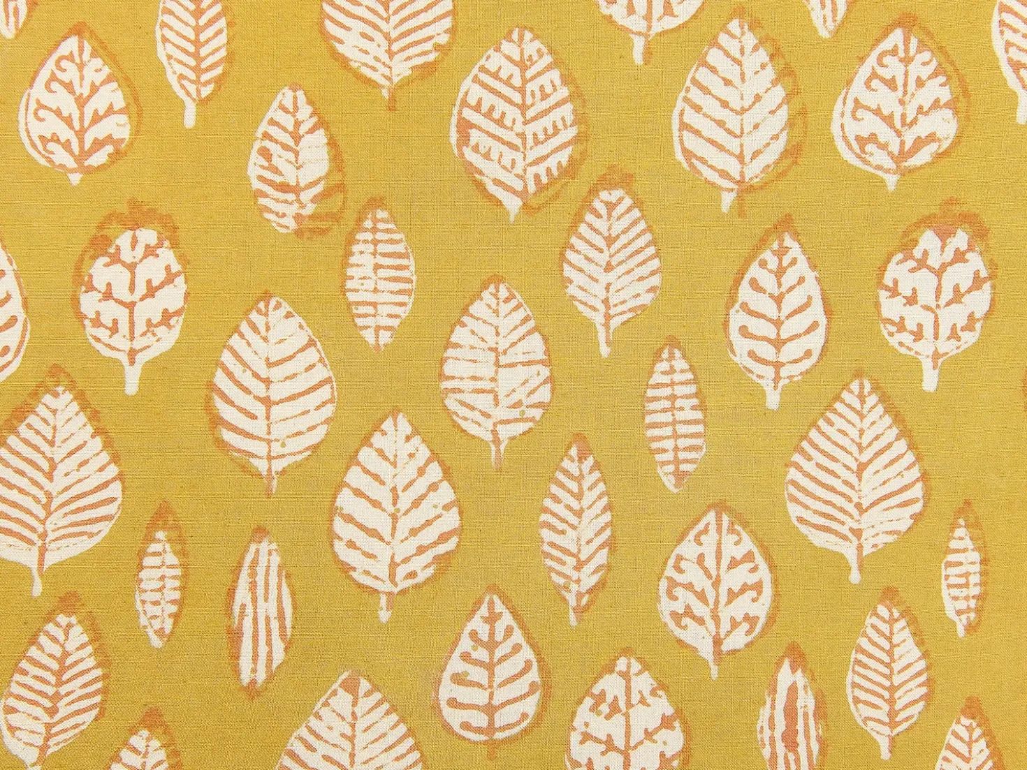 Set di 2 cuscini GINNALA Cotone 45 x 45 cm Giallo Trama di piante