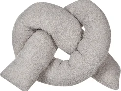 Set di 2 cuscini GLADIOLUS Bouclé 172 x 14 cm Grigio Tinta unita
