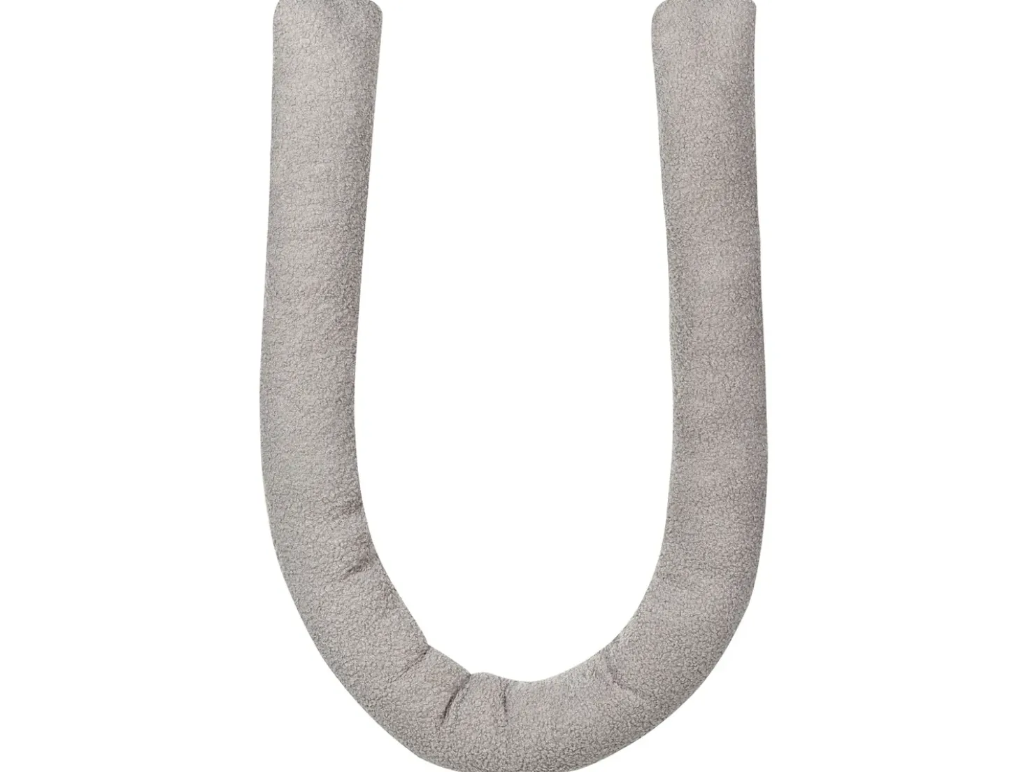 Set di 2 cuscini GLADIOLUS Bouclé 172 x 14 cm Grigio Tinta unita