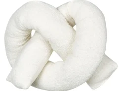 Set di 2 cuscini GLADIOLUS Bouclé 172 x 14 cm Bianco sporco Tinta unita