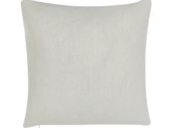 Set di 2 cuscini GOMPHRENA 45 x 45 cm Beige chiaro Trama di piante