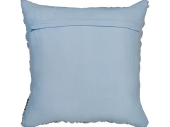Set di 2 cuscini GOREME Bouclé 45 x 45 cm Blu Trama geometrica