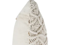 Set di 2 cuscini GOREME Cotone 45 x 45 cm Beige chiaro Trama geometrica