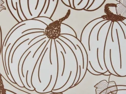 Set di 2 cuscini GOURD Velluto 45 x 45 cm Beige Trama di piante