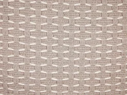 Set di 2 cuscini HAKONE 45 x 25 cm Tortora Trama geometrica