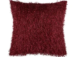 Set di 2 cuscini HELLEBORE 45 x 45 cm Rosso scuro Tinta unita