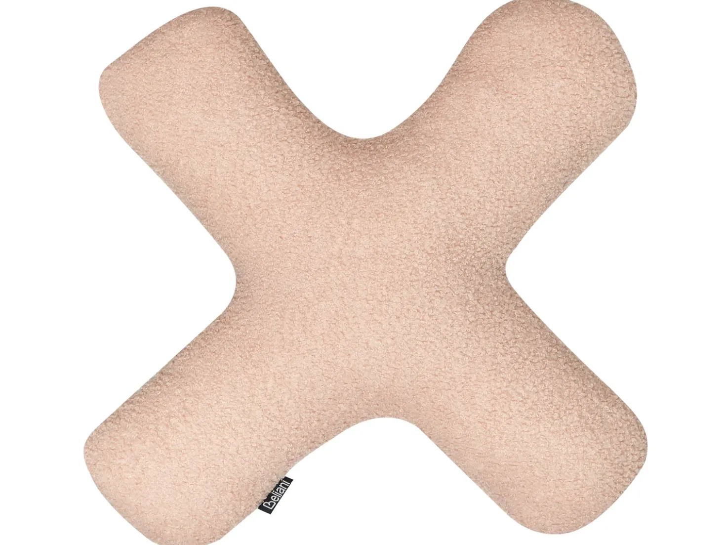 Set di 2 cuscini HESPERIS Bouclé Rosa pastello Tinta unita