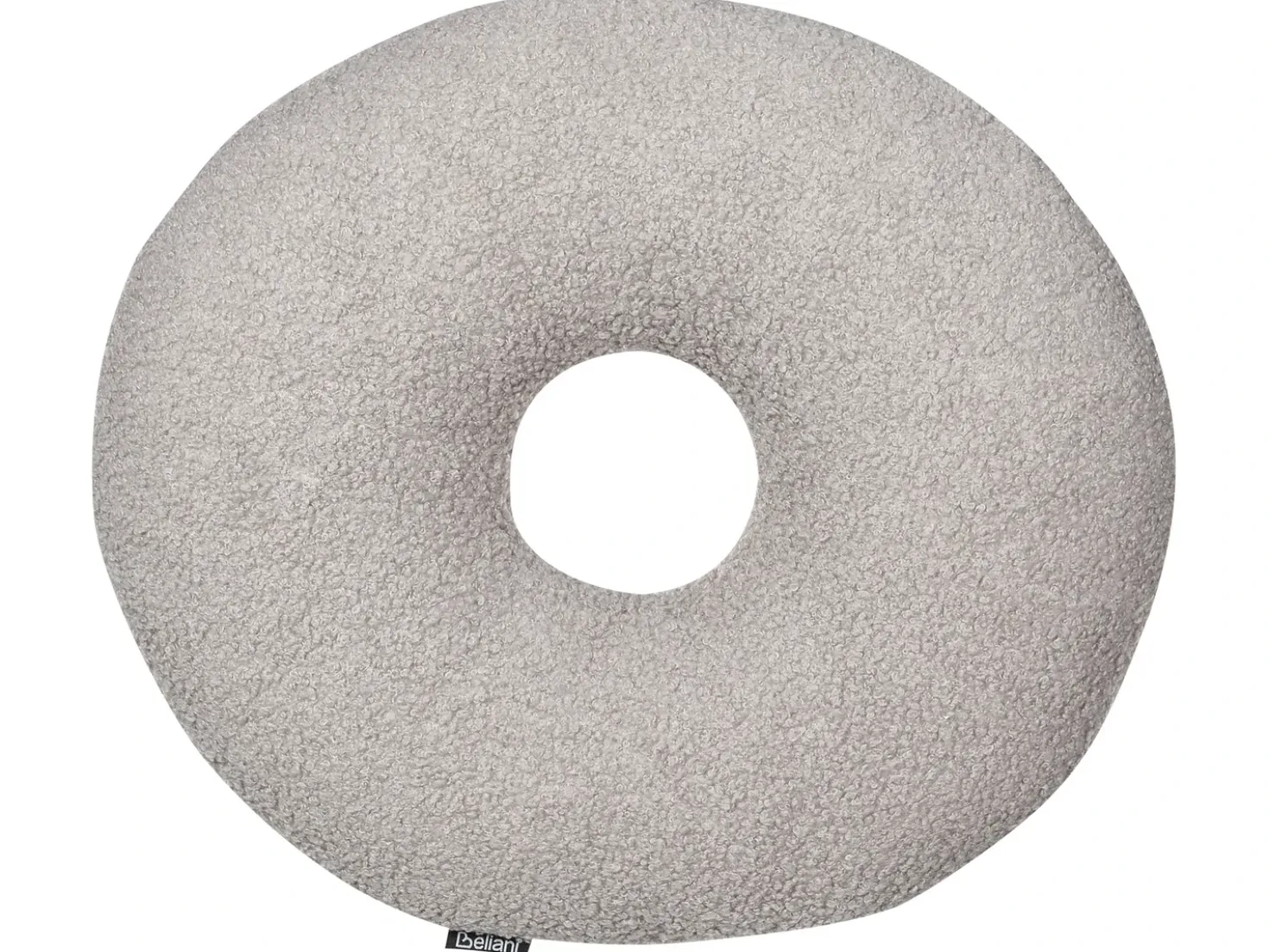 Set di 2 cuscini HESPERIS Bouclé Grigio chiaro Tinta unita
