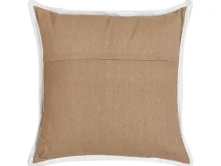 Set di 2 cuscini IANTHE Cotone 45 x 45 cm Marrone Tinta unita