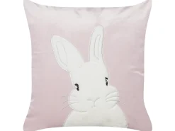 Set di 2 cuscini IBERIS Velluto 45 x 45 cm Rosa