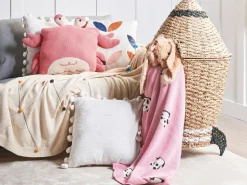 Set di 2 cuscini JARGALLI Cotone 35 x 35 cm Rosa Granchio