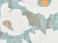 Set di 2 cuscini JATROPHA Cotone 45 x 45 cm Azzurro Trama floreale