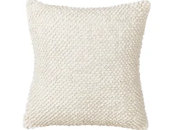 Set di 2 cuscini JOARA Cotone 45 x 45 cm Beige chiaro Tinta unita