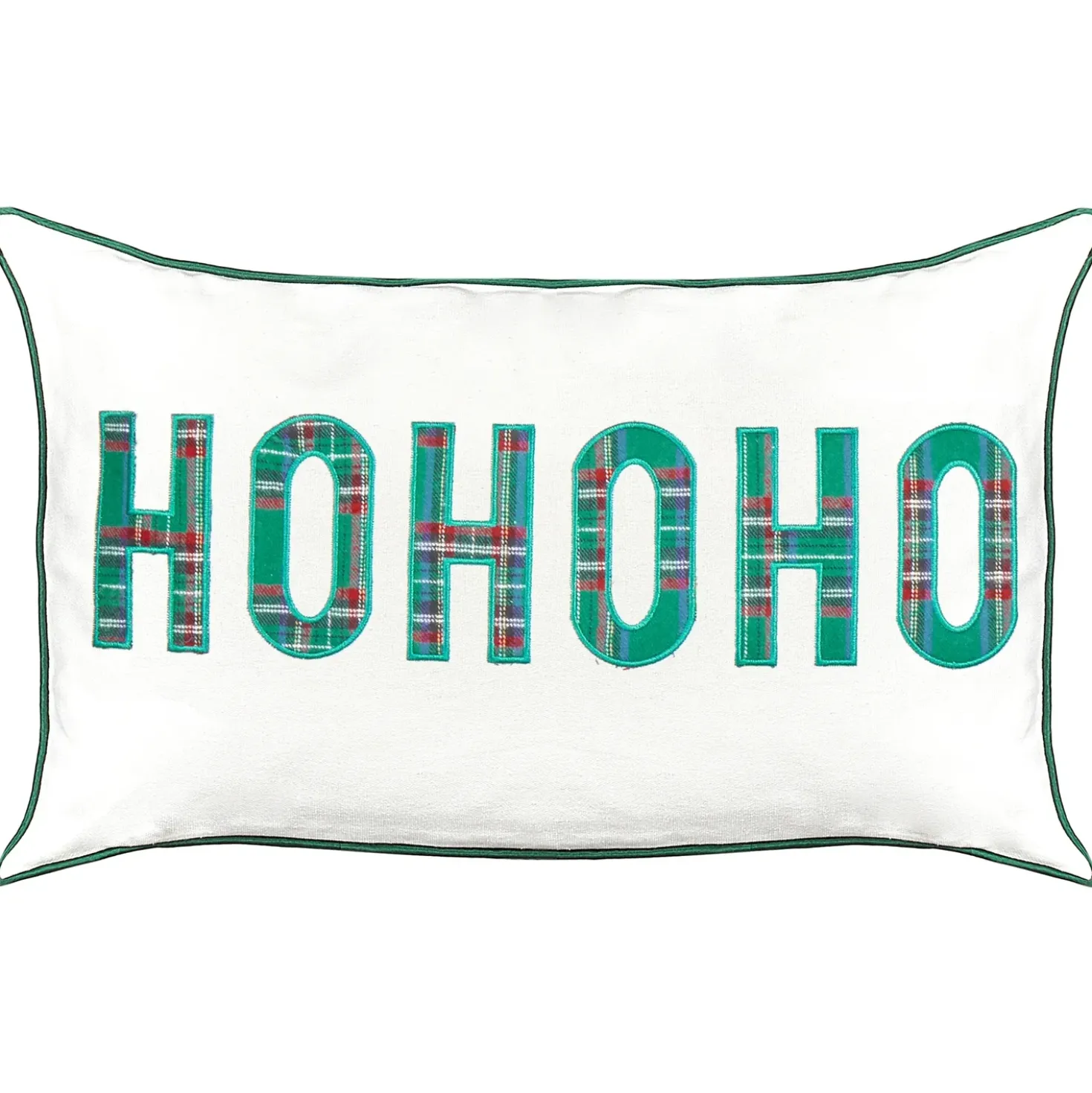 Set di 2 cuscini JOYCANDY Cotone 30 x 50 cm Bianco Modello natalizio