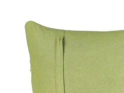Set di 2 cuscini KALAM Cotone 45 x 45 cm Verde Trama geometrica