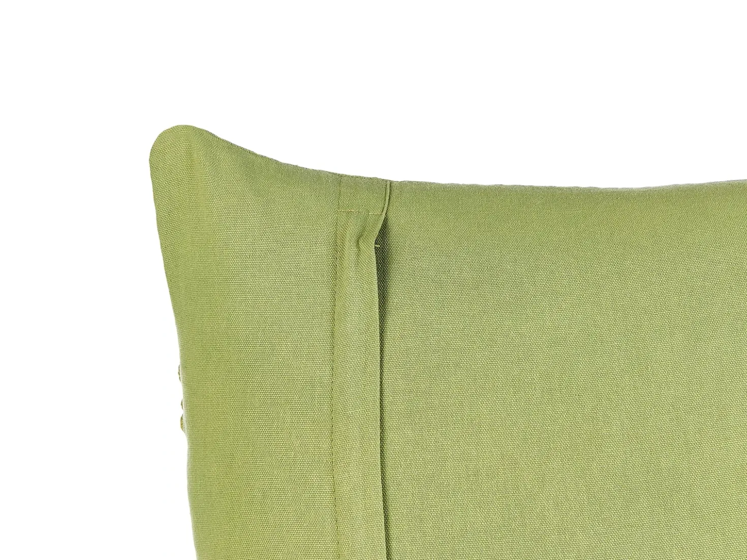 Set di 2 cuscini KALAM Cotone 45 x 45 cm Verde Trama geometrica