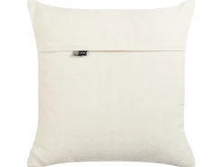 Set di 2 cuscini KHORA Cotone 50 x 50 cm Nero Trama geometrica