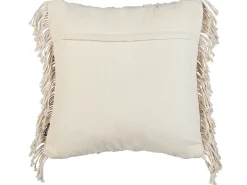 Set di 2 cuscini KIRIKKALE Cotone 45 x 45 cm Beige chiaro Trama geometrica