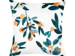 Set di 2 cuscini KNAUTIA Velluto 45 x 45 cm Multicolore Trama di piante