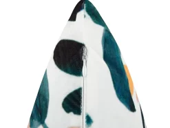 Set di 2 cuscini KNAUTIA Velluto 45 x 45 cm Multicolore Trama di piante