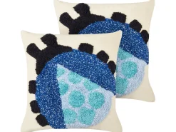 Set di 2 cuscini LADYBIRD Cotone 45 x 45 cm Multicolore