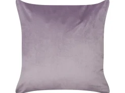 Set di 2 cuscini LAVATERA 45 x 45 cm Viola Trama floreale