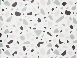 Set di 2 cuscini LAVENDER Velluto 45 x 45 cm Bianco Motivo Effetto terrazzo