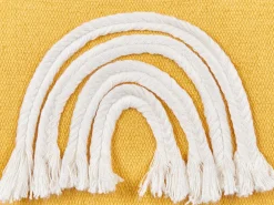 Set di 2 cuscini LEEA Cotone 45 x 45 cm Giallo