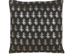 Set di 2 cuscini LEROY Cotone 45 x 45 cm Nero Modello natalizio