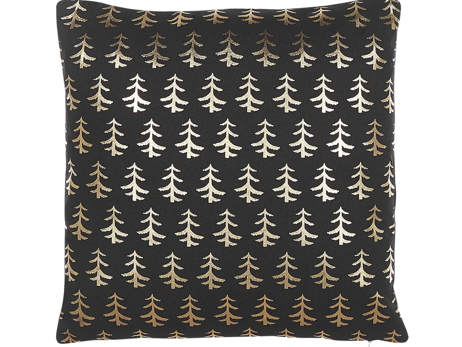 Set di 2 cuscini LEROY Cotone 45 x 45 cm Nero Modello natalizio