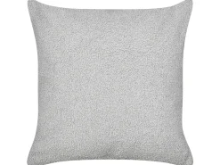 Set di 2 cuscini LEUZEA Bouclé 45 x 45 cm Grigio Tinta unita