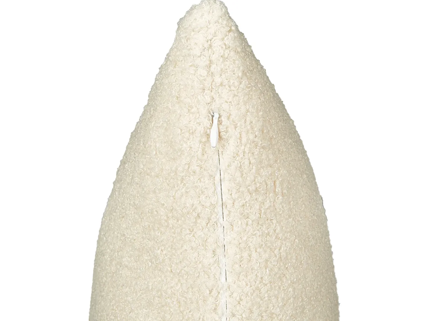 Set di 2 cuscini LEUZEA Bouclé 60 x 60 cm Beige Tinta unita