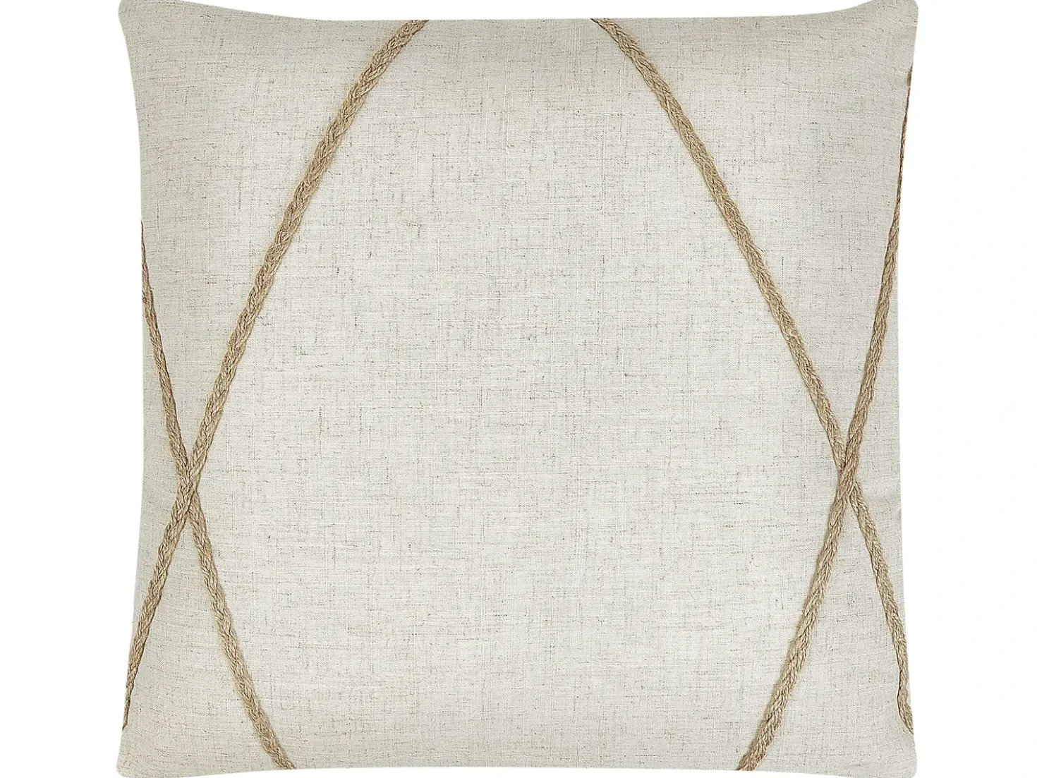 Set di 2 cuscini LICUALA 45 x 45 cm Beige Trama geometrica
