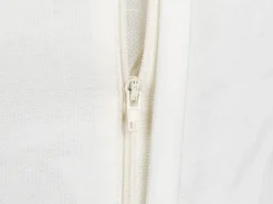 Set di 2 cuscini LIVISTONA Cotone 45 x 45 cm Bianco Trama floreale