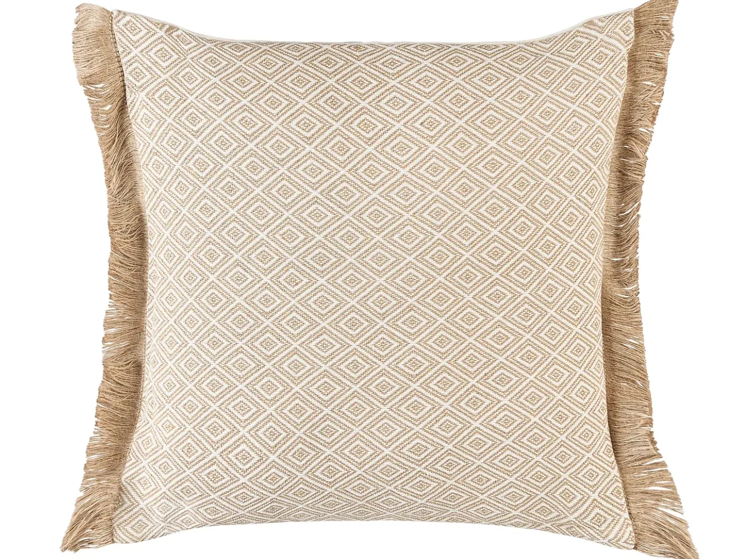 Set di 2 cuscini LONAR 45 x 45 cm Beige sabbia