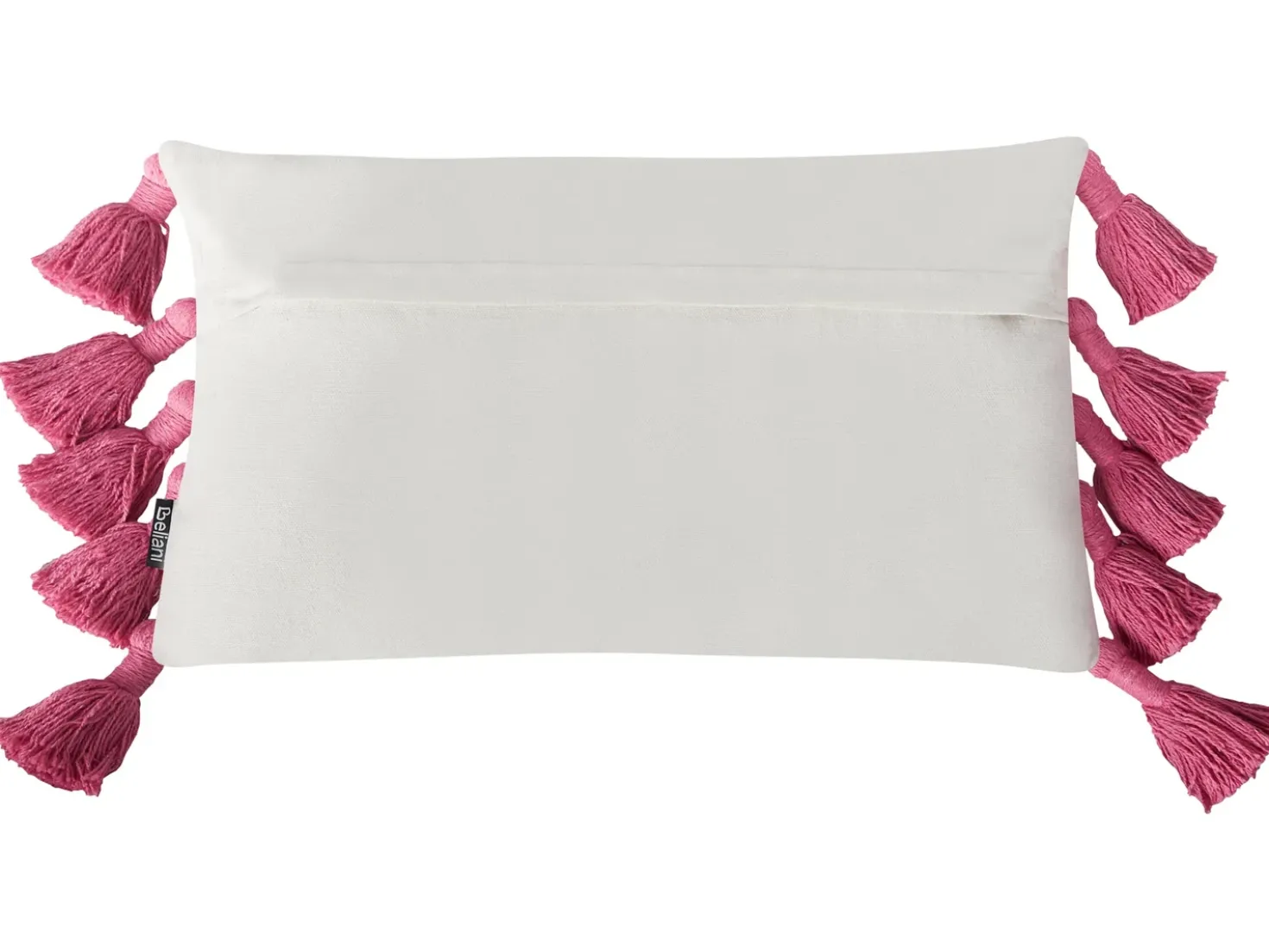 Set di 2 cuscini LOVELY Cotone 30 x 50 cm Bianco Rosa