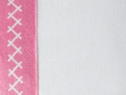 Set di 2 cuscini LOVELY Cotone 30 x 50 cm Bianco Rosa