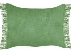 Set di 2 cuscini MABA Cotone 50 x 35 cm Verde Tinta unita