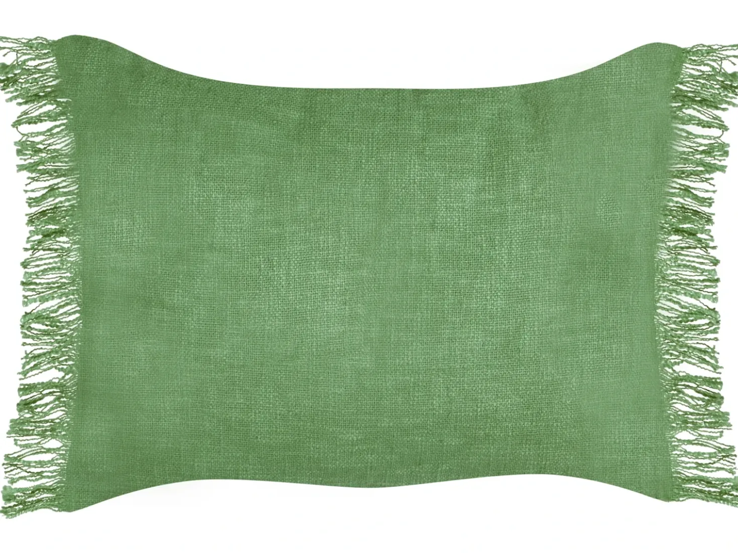 Set di 2 cuscini MABA Cotone 50 x 35 cm Verde Tinta unita