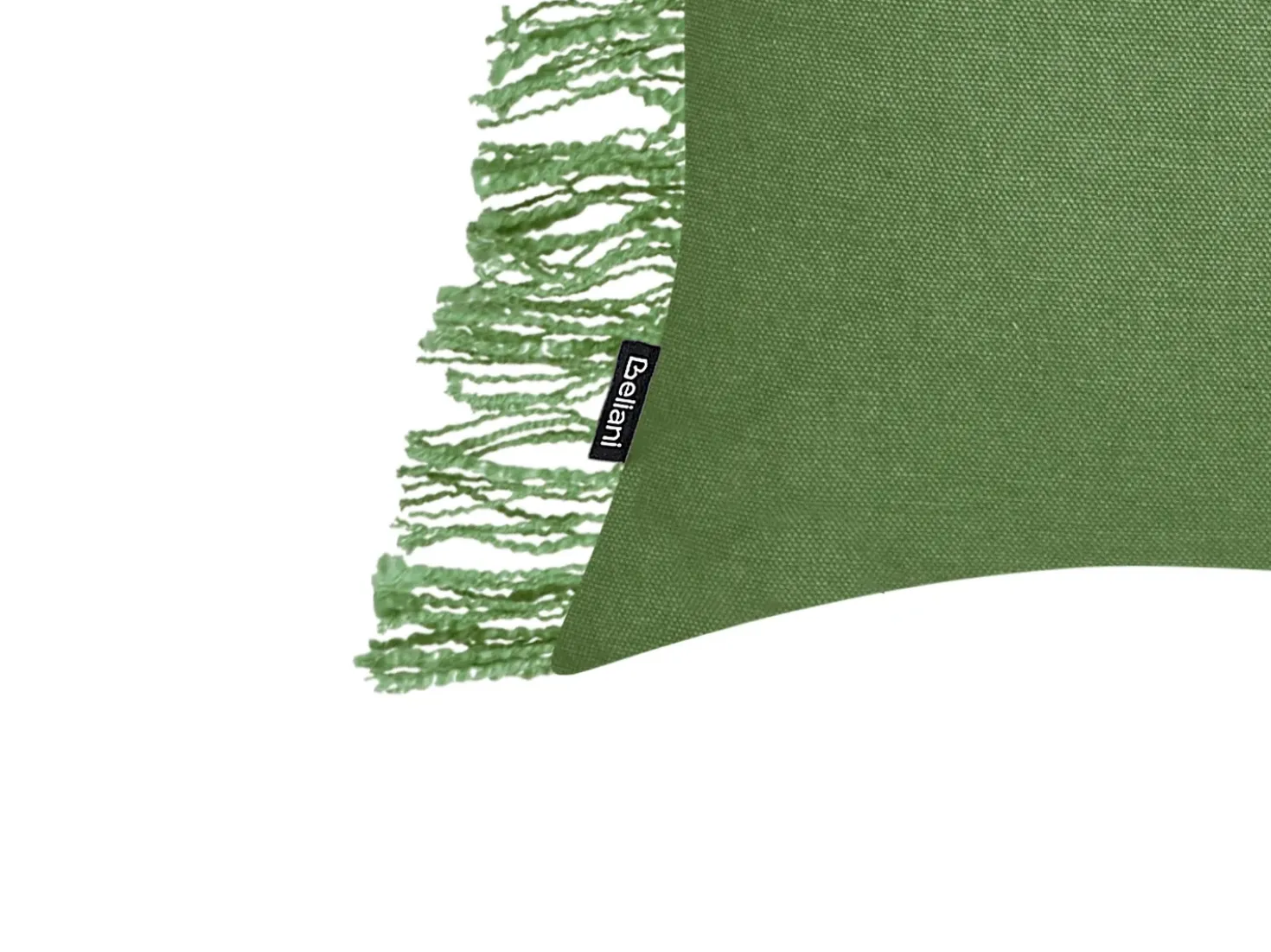 Set di 2 cuscini MABA Cotone 50 x 35 cm Verde Tinta unita