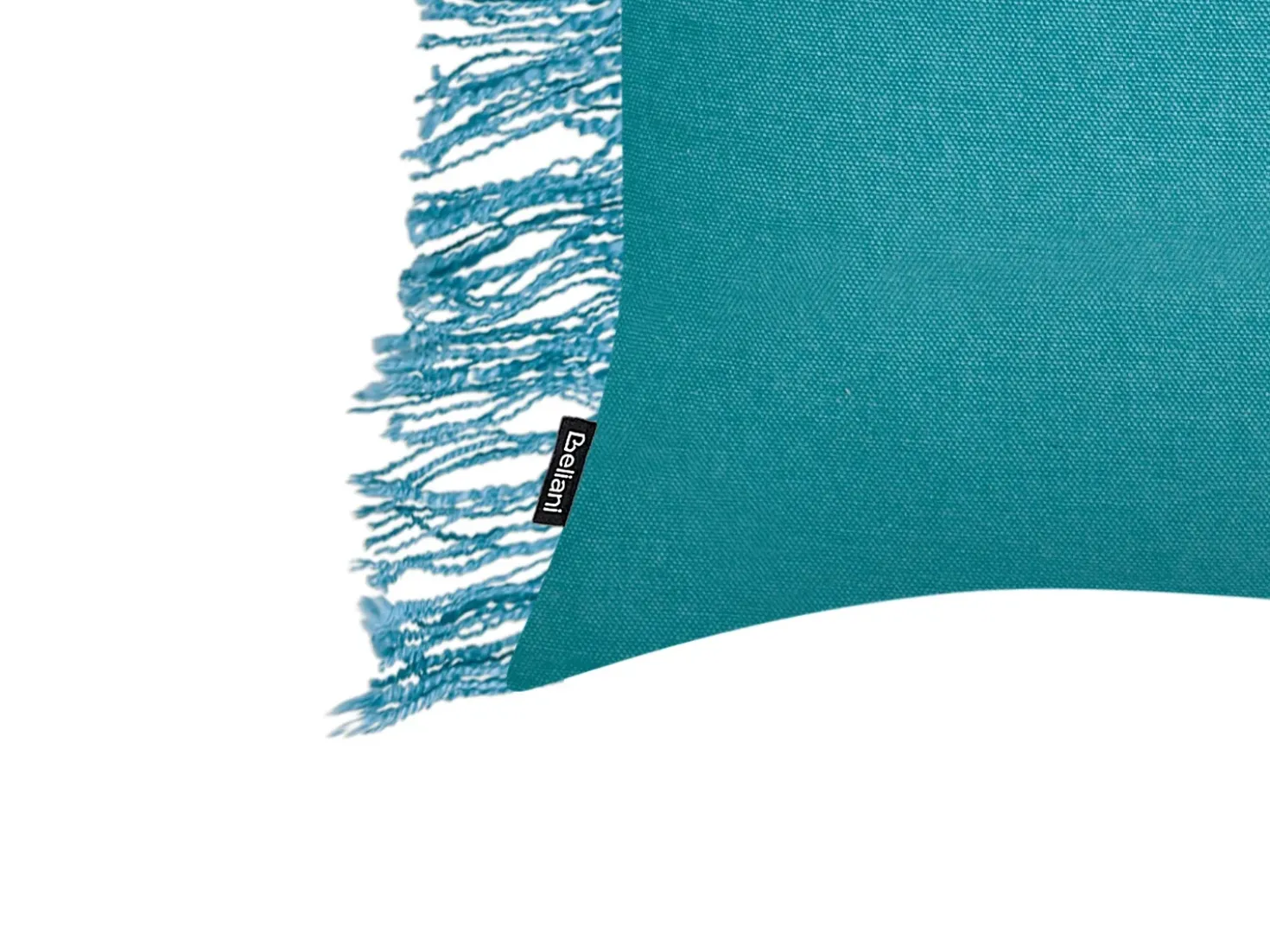 Set di 2 cuscini MABA Cotone 50 x 35 cm Blu Tinta unita